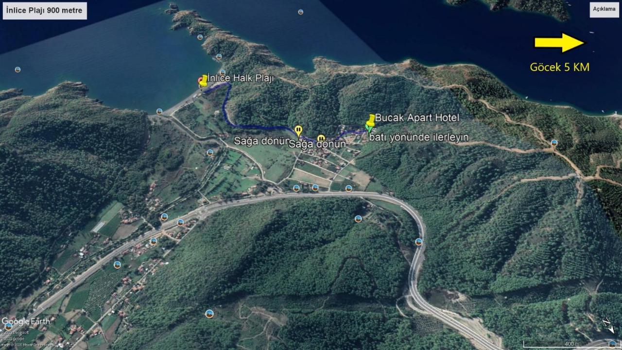 Bucak Apart Hotel Göcek&Beach Exterior foto